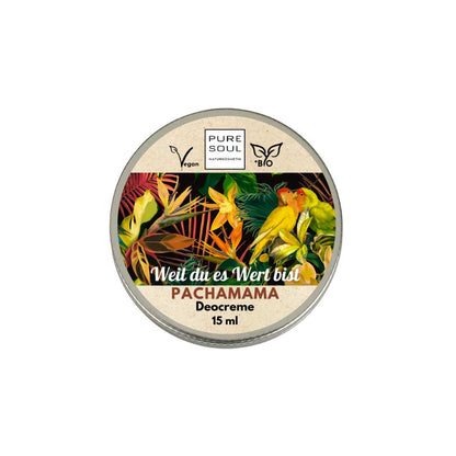 Deo Creme MINI Reisegröße 15ml - PURE SOUL Naturkosmetik