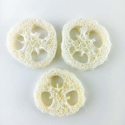 Luffa Schwamm Scheibe Ablage für Seife und festes Shampoo - PURE SOUL Naturkosmetik