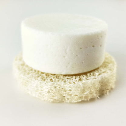 Luffa Schwamm Scheibe Ablage für Seife und festes Shampoo - PURE SOUL Naturkosmetik
