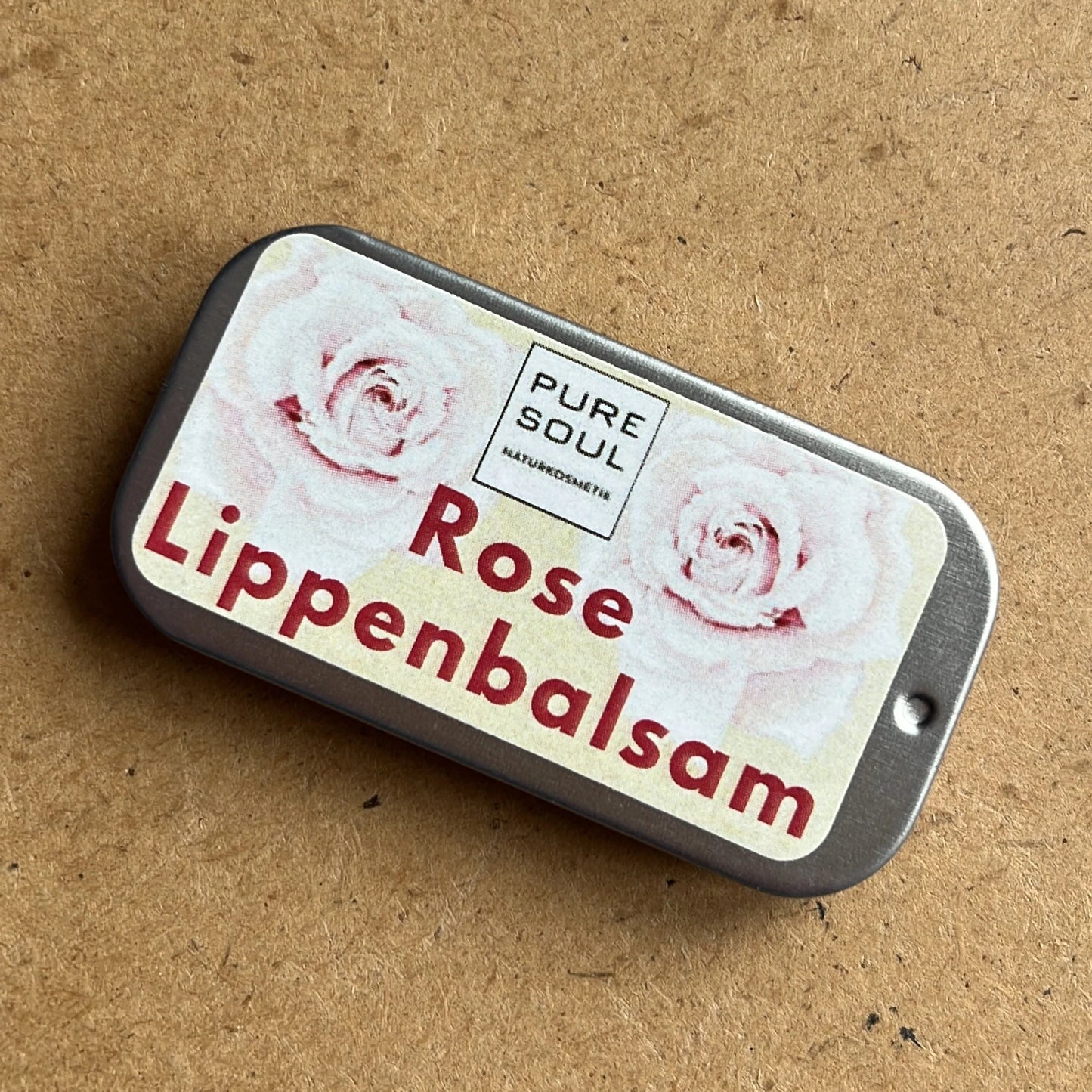 Lippenpflegebalsam Rose natürlich vegan