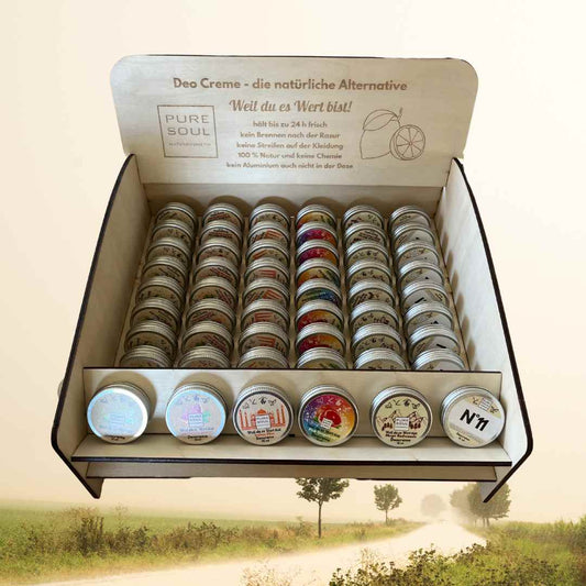 Thekendisplays für Deo Creme
