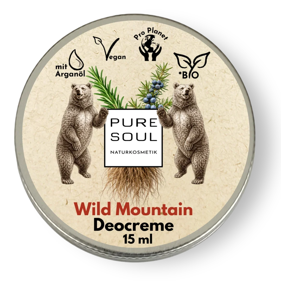 Deo Creme Wild Mountain – 15 ml MINI aluminiumfrei vegan Naturkosmetik Reisegröße